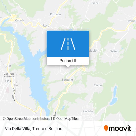 Mappa Via Della Villa
