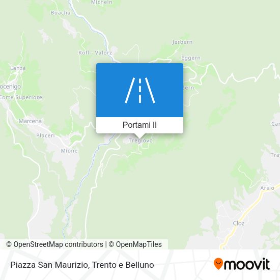 Mappa Piazza San Maurizio