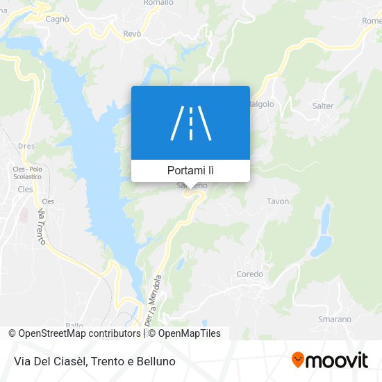 Mappa Via Del Ciasèl