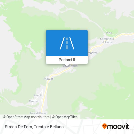 Mappa Strèda De Forn