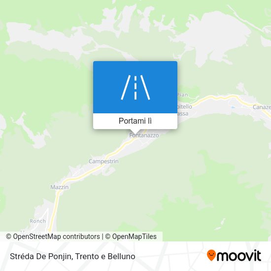 Mappa Stréda De Ponjin