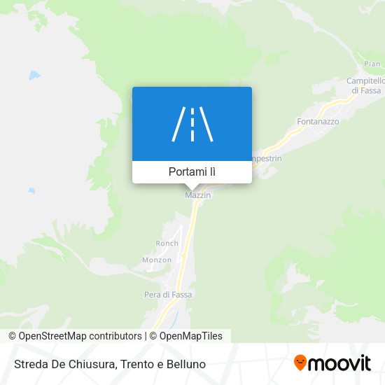 Mappa Streda De Chiusura