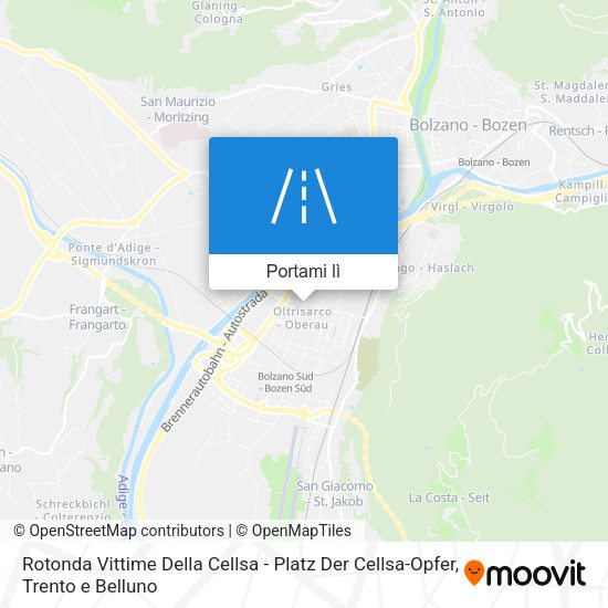 Mappa Rotonda Vittime Della Cellsa - Platz Der Cellsa-Opfer