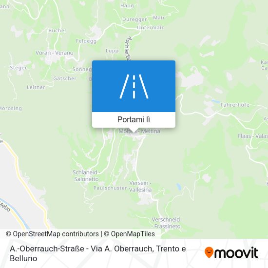 Mappa A.-Oberrauch-Straße - Via A. Oberrauch