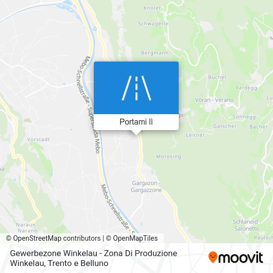 Mappa Gewerbezone Winkelau - Zona Di Produzione Winkelau