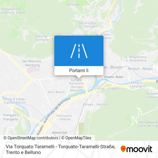Mappa Via Torquato Taramelli - Torquato-Taramelli-Straße