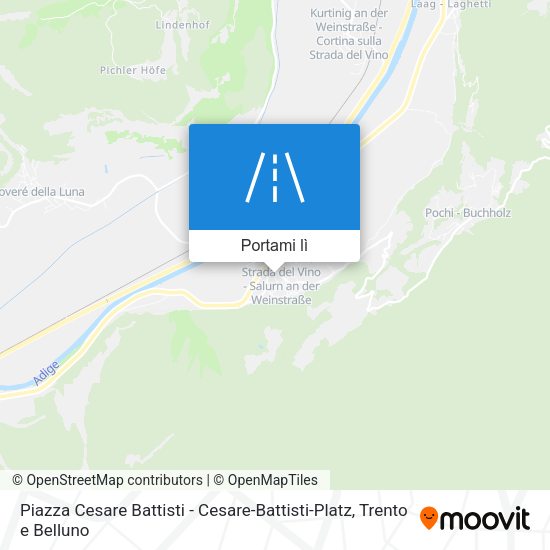 Mappa Piazza Cesare Battisti - Cesare-Battisti-Platz