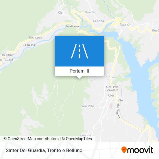 Mappa Sinter Del Guardia