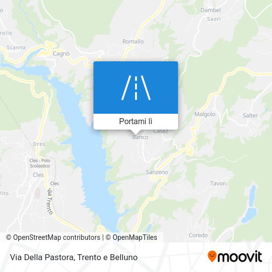 Mappa Via Della Pastora