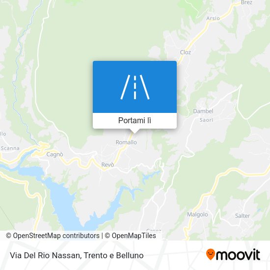 Mappa Via Del Rio Nassan