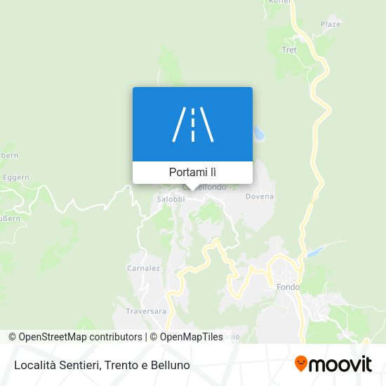Mappa Località Sentieri