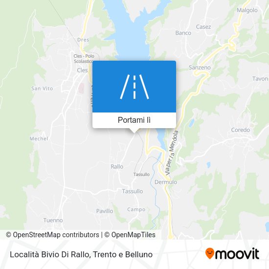 Mappa Località Bivio Di Rallo