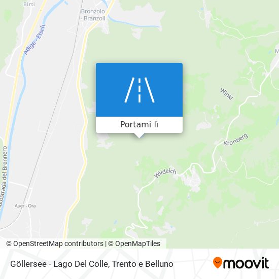 Mappa Göllersee - Lago Del Colle