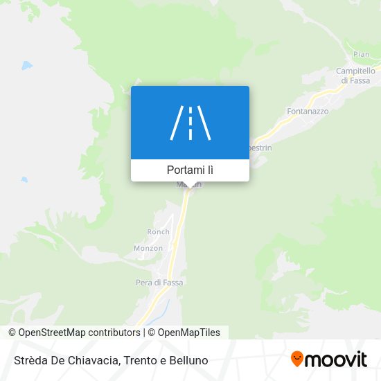 Mappa Strèda  De Chiavacia
