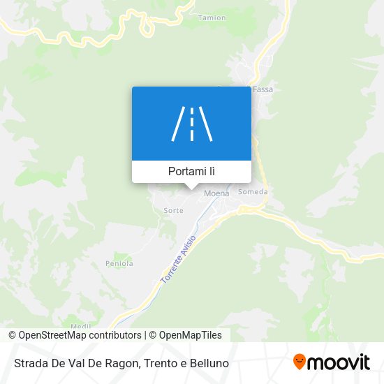 Mappa Strada De Val De Ragon