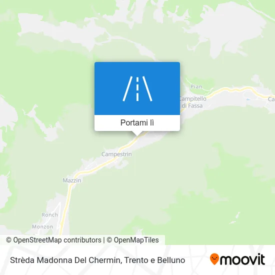 Mappa Strèda Madonna Del Chermin