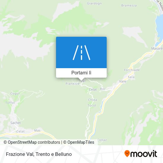 Mappa Frazione Val