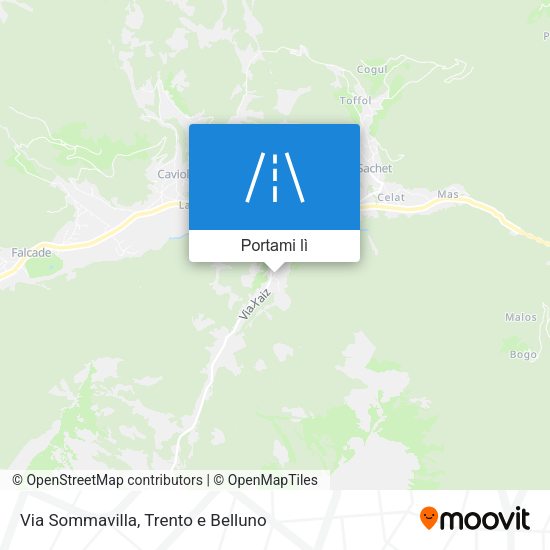 Mappa Via Sommavilla