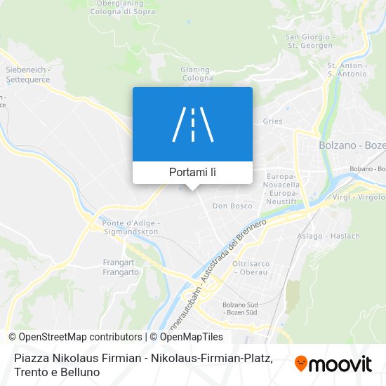 Mappa Piazza Nikolaus Firmian - Nikolaus-Firmian-Platz