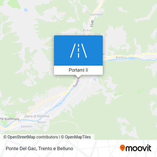 Mappa Ponte Del Gac