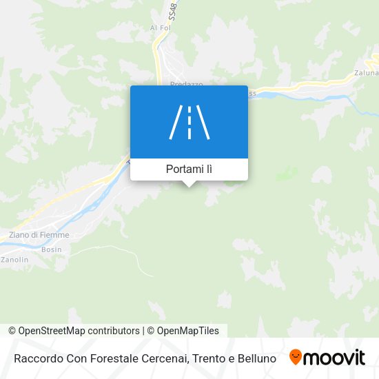 Mappa Raccordo Con Forestale Cercenai
