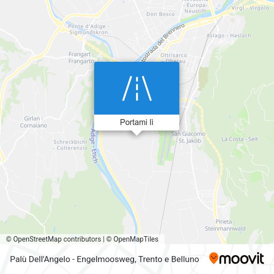 Mappa Palù Dell'Angelo - Engelmoosweg