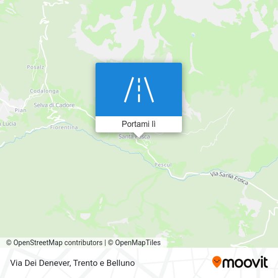 Mappa Via Dei Denever