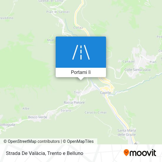Mappa Strada De Valàcia