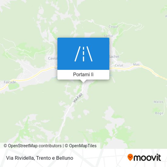 Mappa Via Rividella