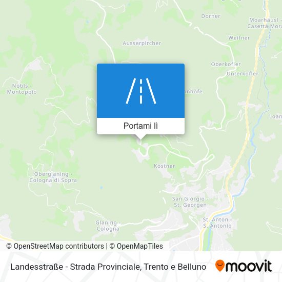 Mappa Landesstraße - Strada Provinciale