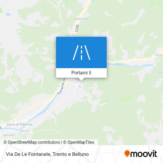 Mappa Via De Le Fontanele