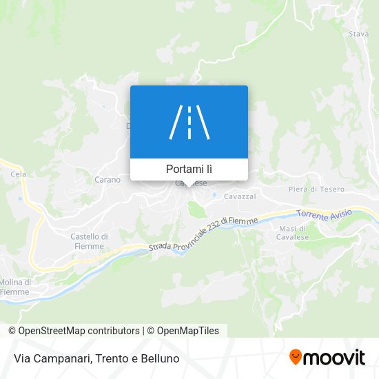 Mappa Via Campanari