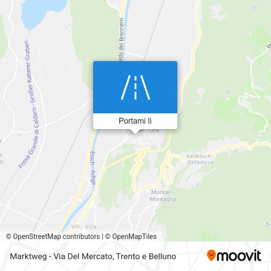 Mappa Marktweg - Via Del Mercato