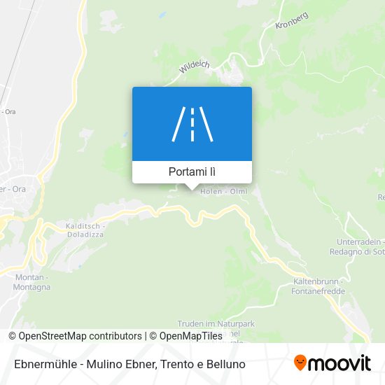 Mappa Ebnermühle - Mulino Ebner