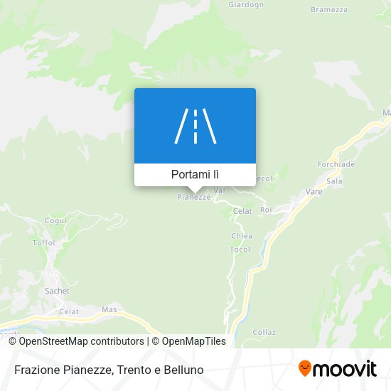 Mappa Frazione Pianezze