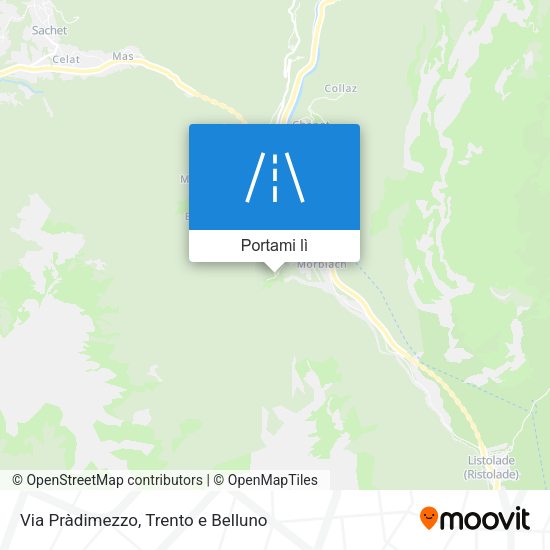 Mappa Via Pràdimezzo
