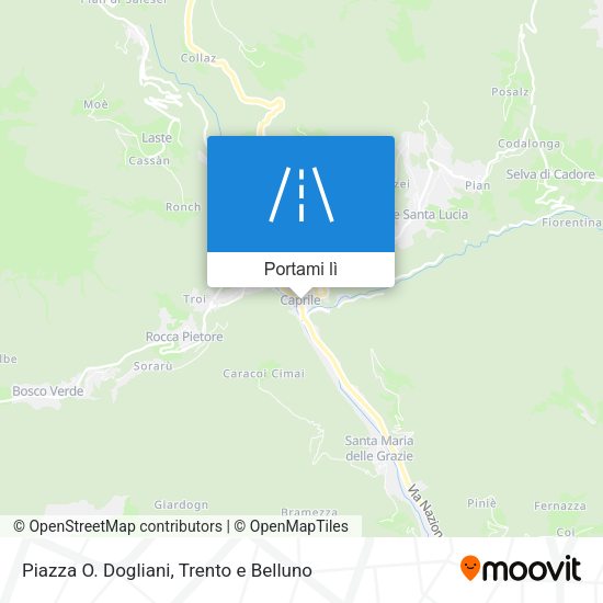 Mappa Piazza O. Dogliani
