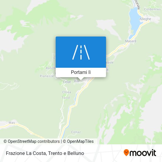 Mappa Frazione La Costa