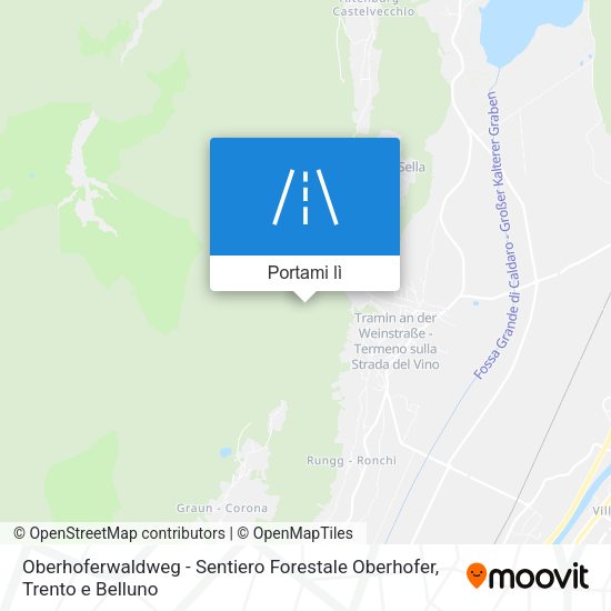 Mappa Oberhoferwaldweg - Sentiero Forestale Oberhofer