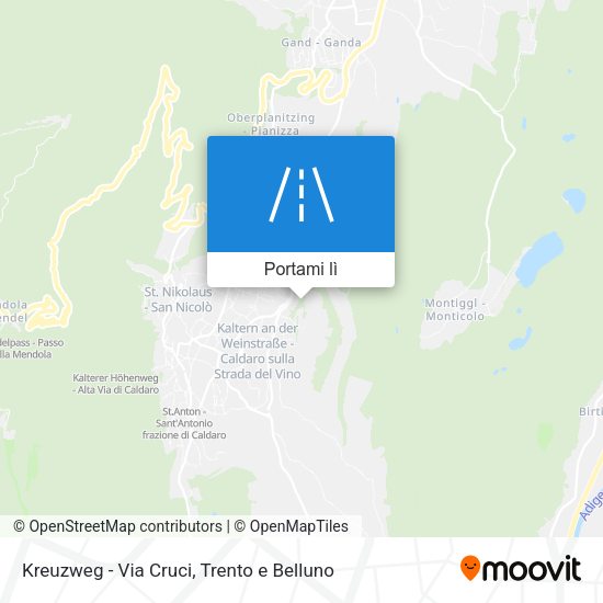 Mappa Kreuzweg - Via Cruci
