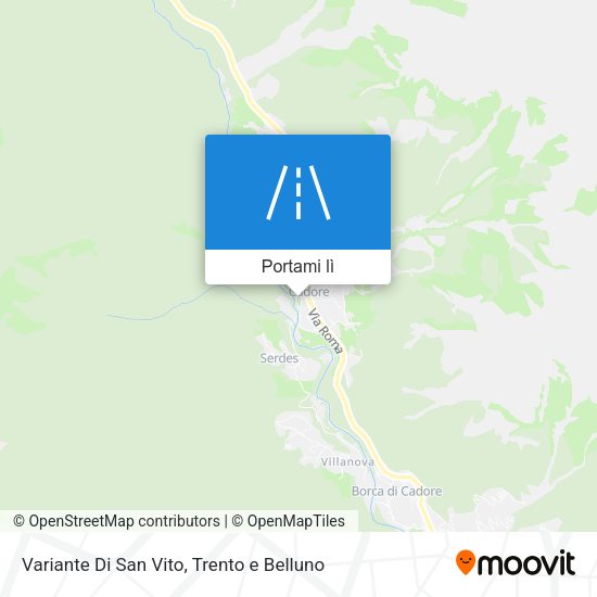 Mappa Variante Di San Vito