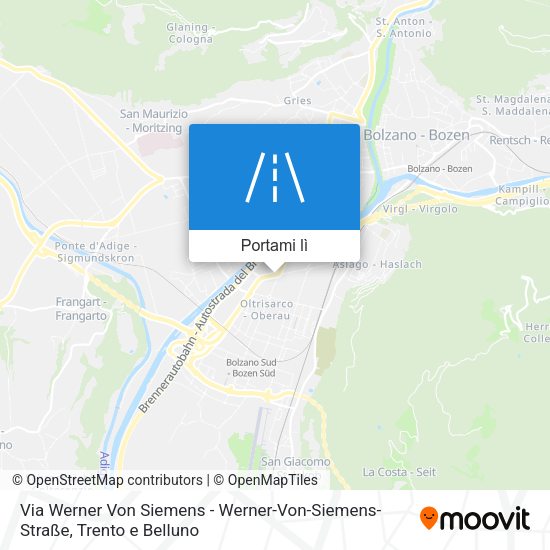 Mappa Via Werner Von Siemens - Werner-Von-Siemens-Straße