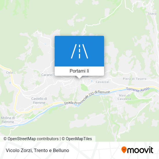 Mappa Vicolo Zorzi