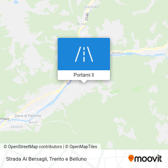 Mappa Strada Ai Bersagli