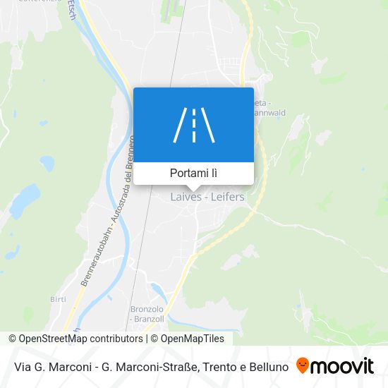Mappa Via G. Marconi - G. Marconi-Straße