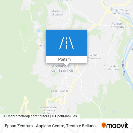 Mappa Eppan Zentrum - Appiano Centro