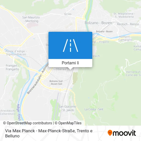 Mappa Via Max Planck - Max-Planck-Straße