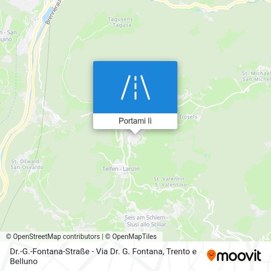 Mappa Dr.-G.-Fontana-Straße - Via Dr. G. Fontana