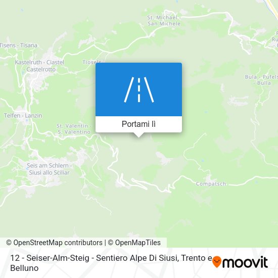 Mappa 12 - Seiser-Alm-Steig - Sentiero Alpe Di Siusi