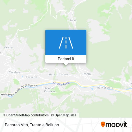 Mappa Pecorso Vita